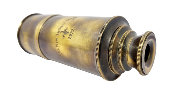 Brass Nautical - Marine Telescope Collectible Nautical Spyglass for Kids Soldi Brass Pirate Functional Monocular Gifting Travellers Adventure Enthusiasts